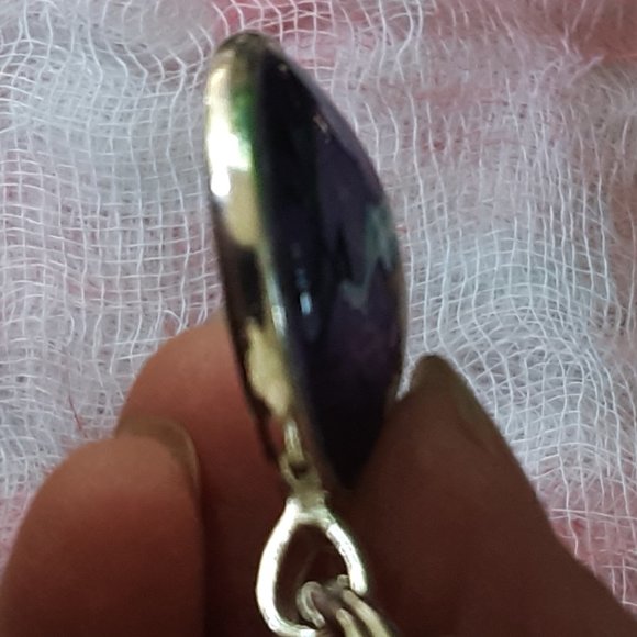 Jack Skellington & Sally Cabochon Key Ring With Necklace Chain Tim Burton - Picture 8 of 8